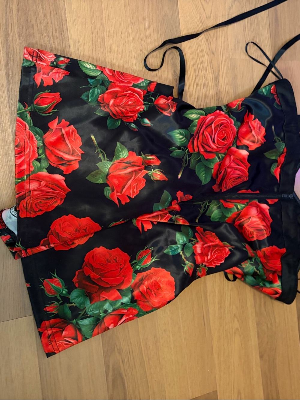 SUGAR THRIILLZ✨DOLLS KILL ROSE ROMPER - Picture 6 of 10